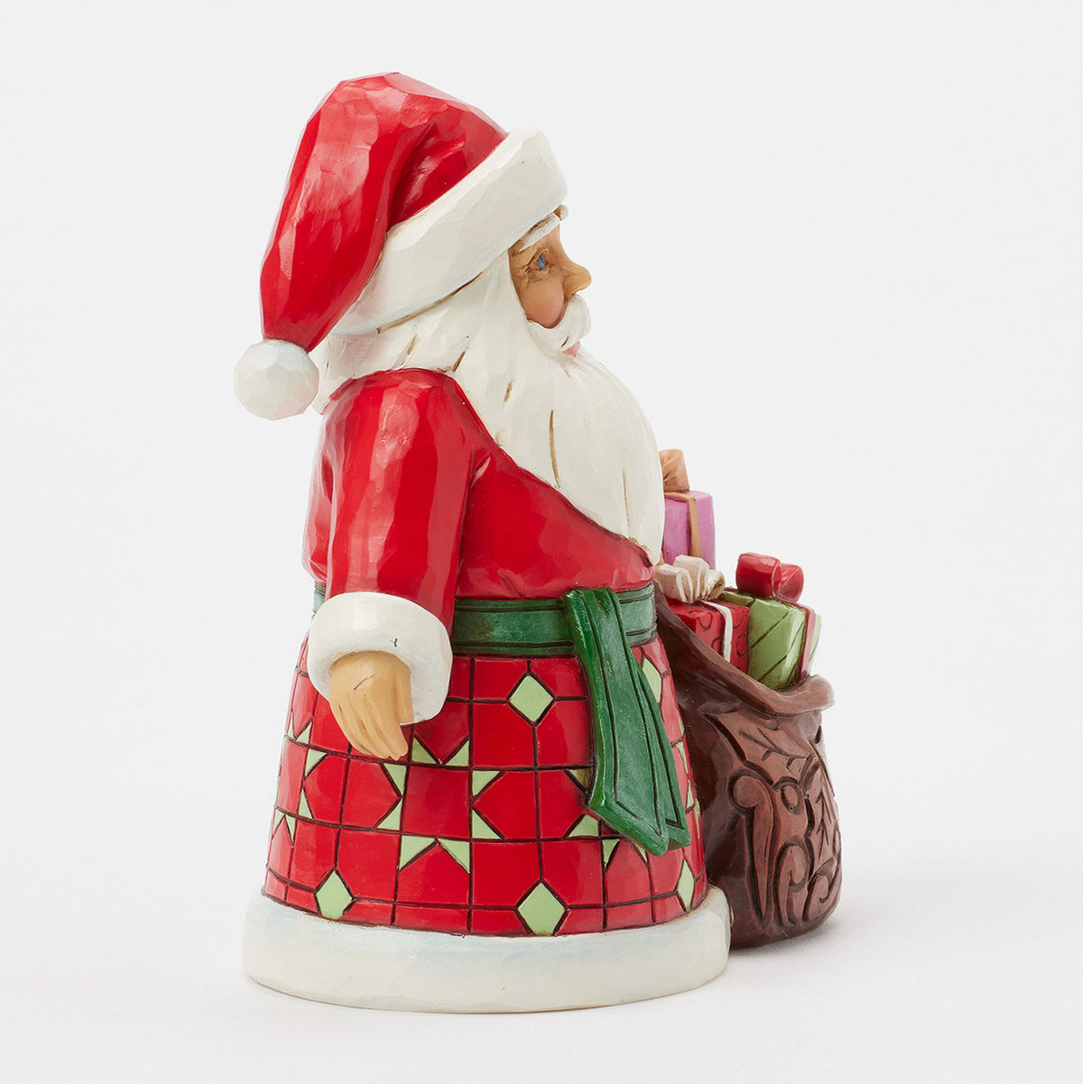 Jim Shore Heartwood Creek Santa With Bag of Toys Figurine, 4.88"