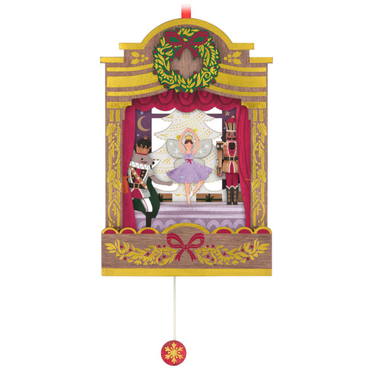 The Nutcracker Ballet Musical Papercraft Ornament With Motion