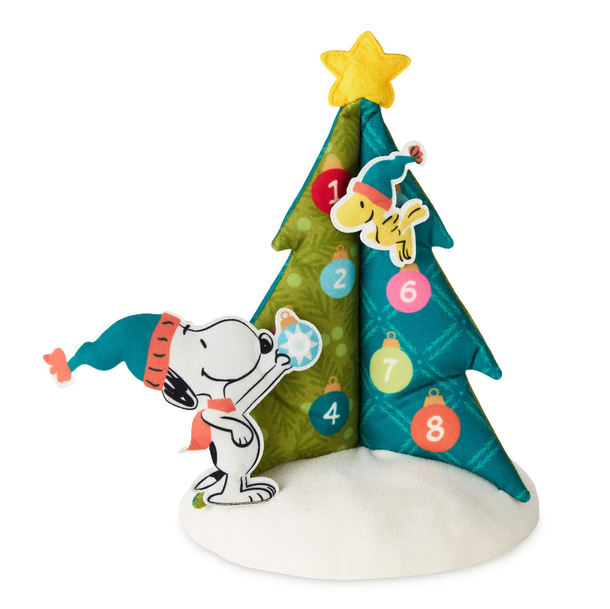 Peanuts® Christmas Tree Countdown Calendar With Light and Sound