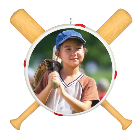 Baseball Personalized Ornament, Custom Photo