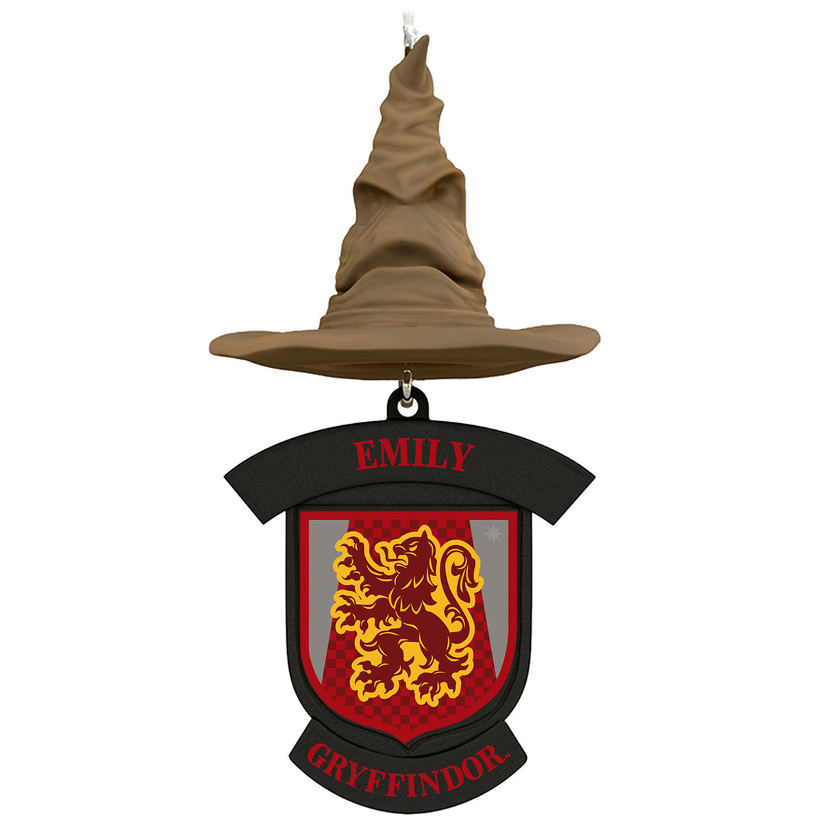 Harry Potter™ Sorting Hat Personalized Text Ornament, Gryffindor™