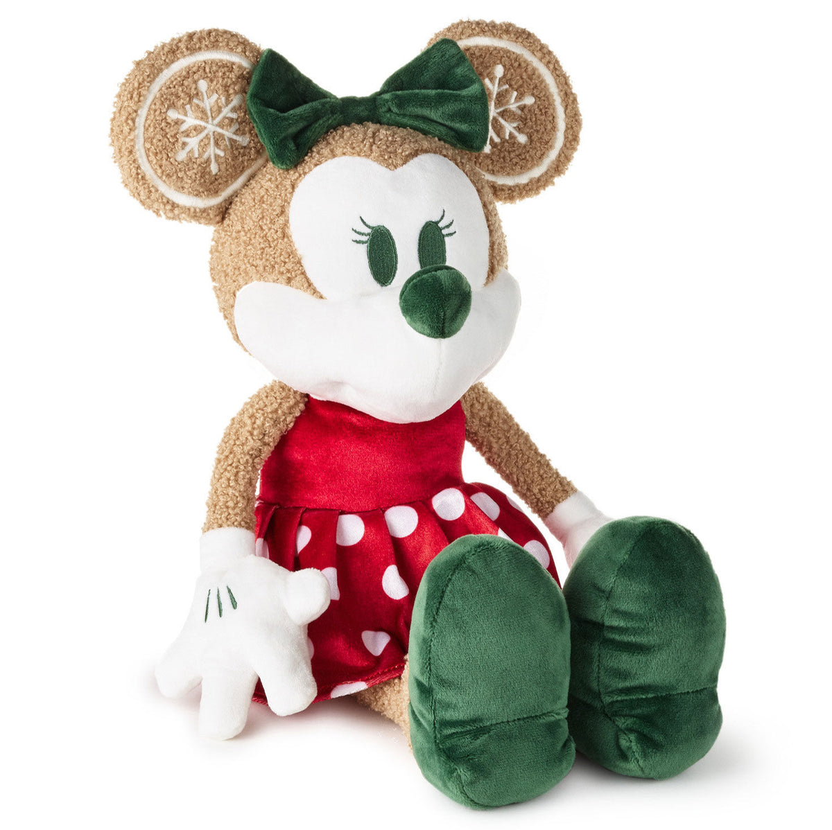 Disney Minnie Mouse Gingerbread Plush With Sound, 11"
