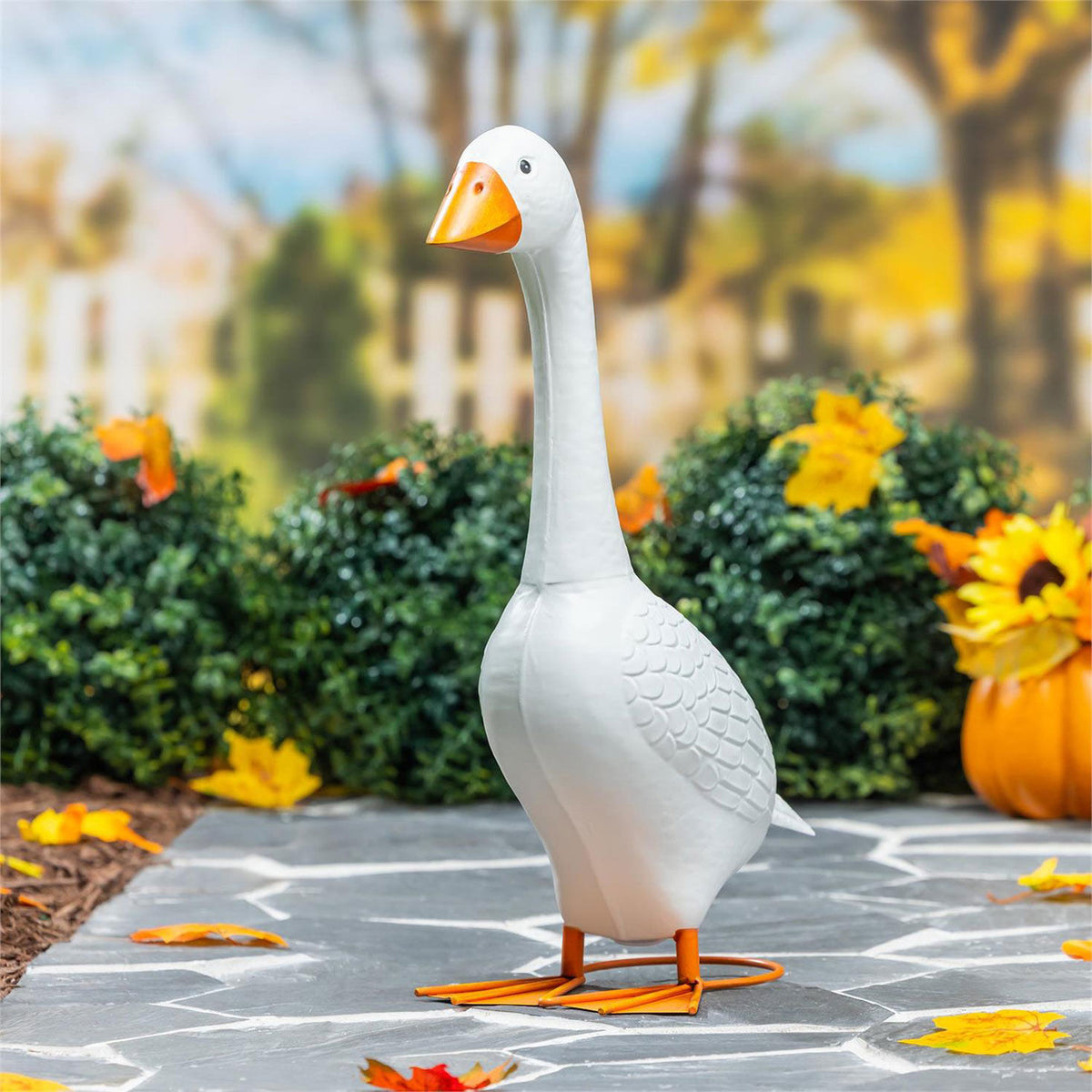 Evergreen Giddy the Porch Goose Statue, 20.5"