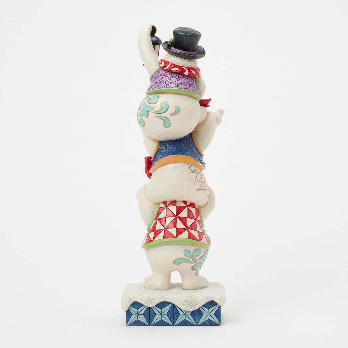 Jim Shore Heartwood Creek Stacked Snowmen Figurine, 11.5:
