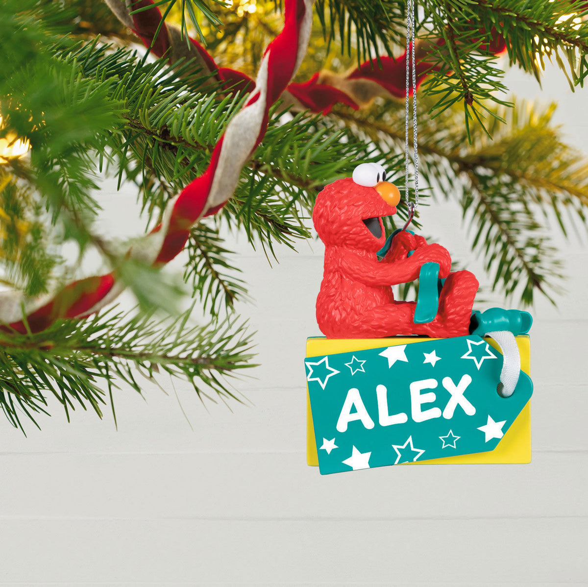 Sesame Street® A Gift From Elmo Personalized Ornament, Custom Text