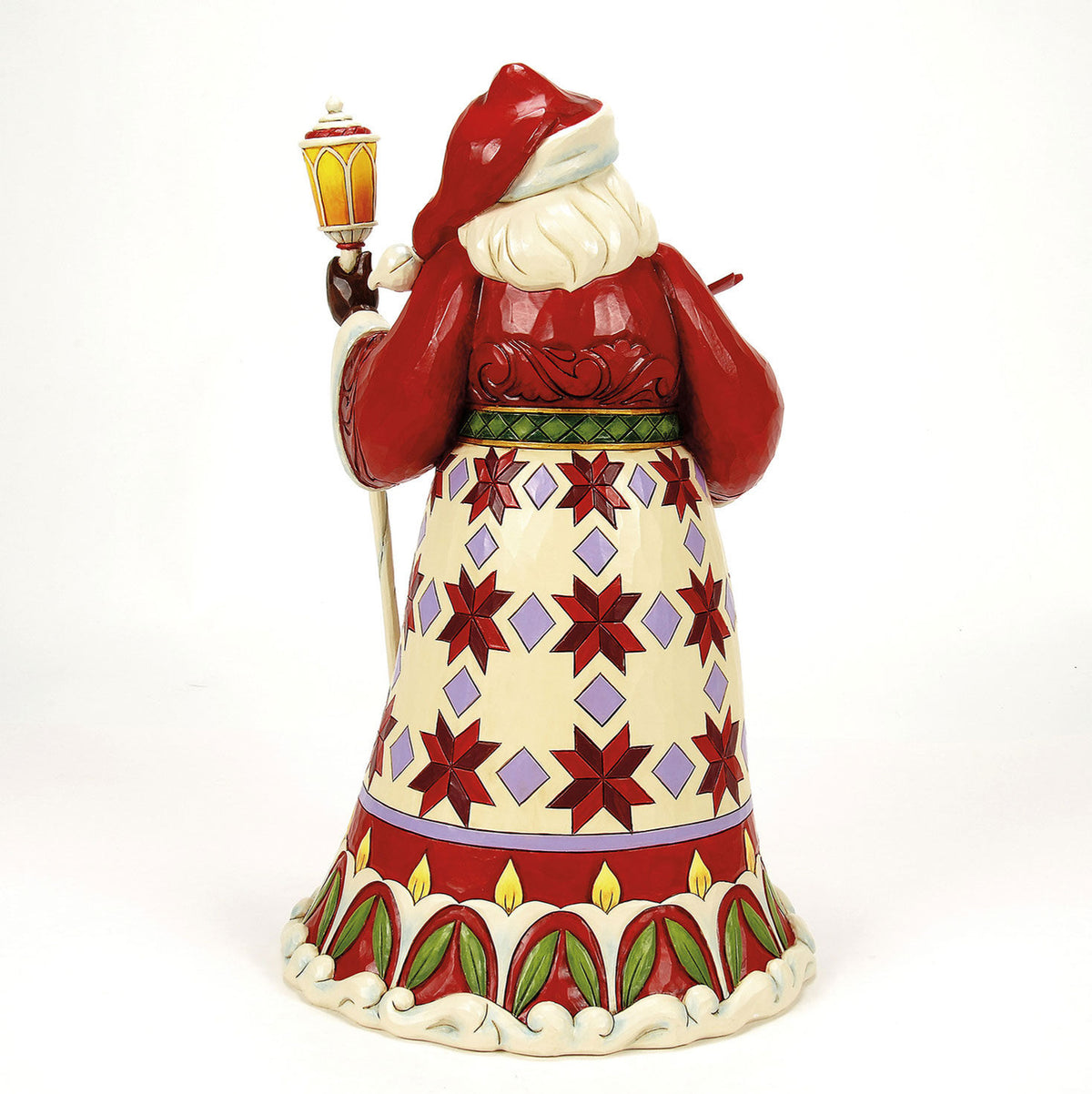 Jim Shore Heartwood Creek Santa Cardinal on Hand Figurine, 12.12"