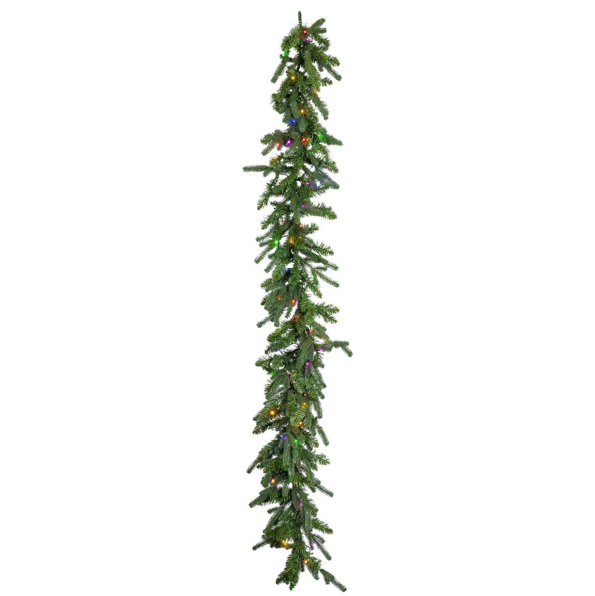 Natural Cut "Hallmark" Fir Garland 9' x 12" 200 LED Lights