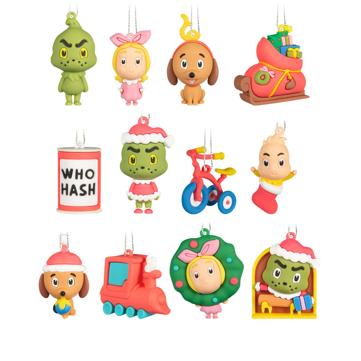 Dr. Seuss's How the Grinch Stole Christmas!™ Hallmark Countdown Calendar Box With 12 Mini Ornaments