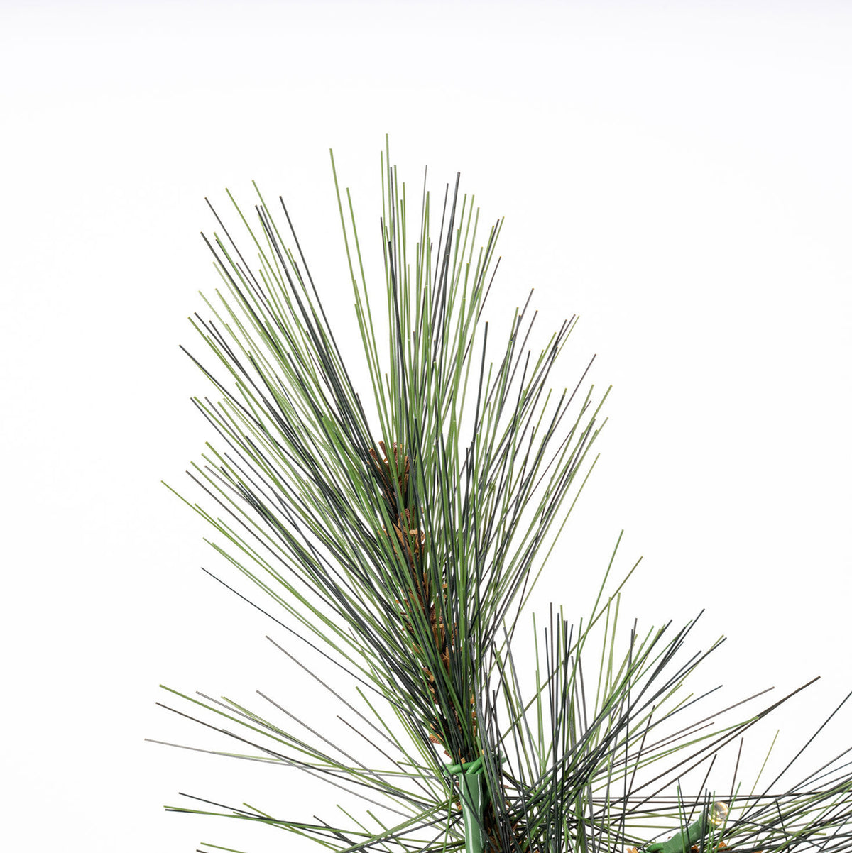 5 ft Pre-Lit Scandi Hard Needle Christmas Tree with 360 Warm White LED Lights and 130 Tips