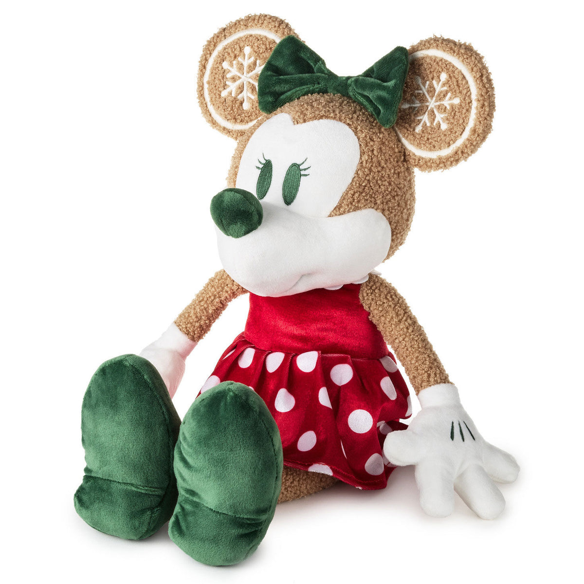 Disney Minnie Mouse Gingerbread Plush With Sound, 11"