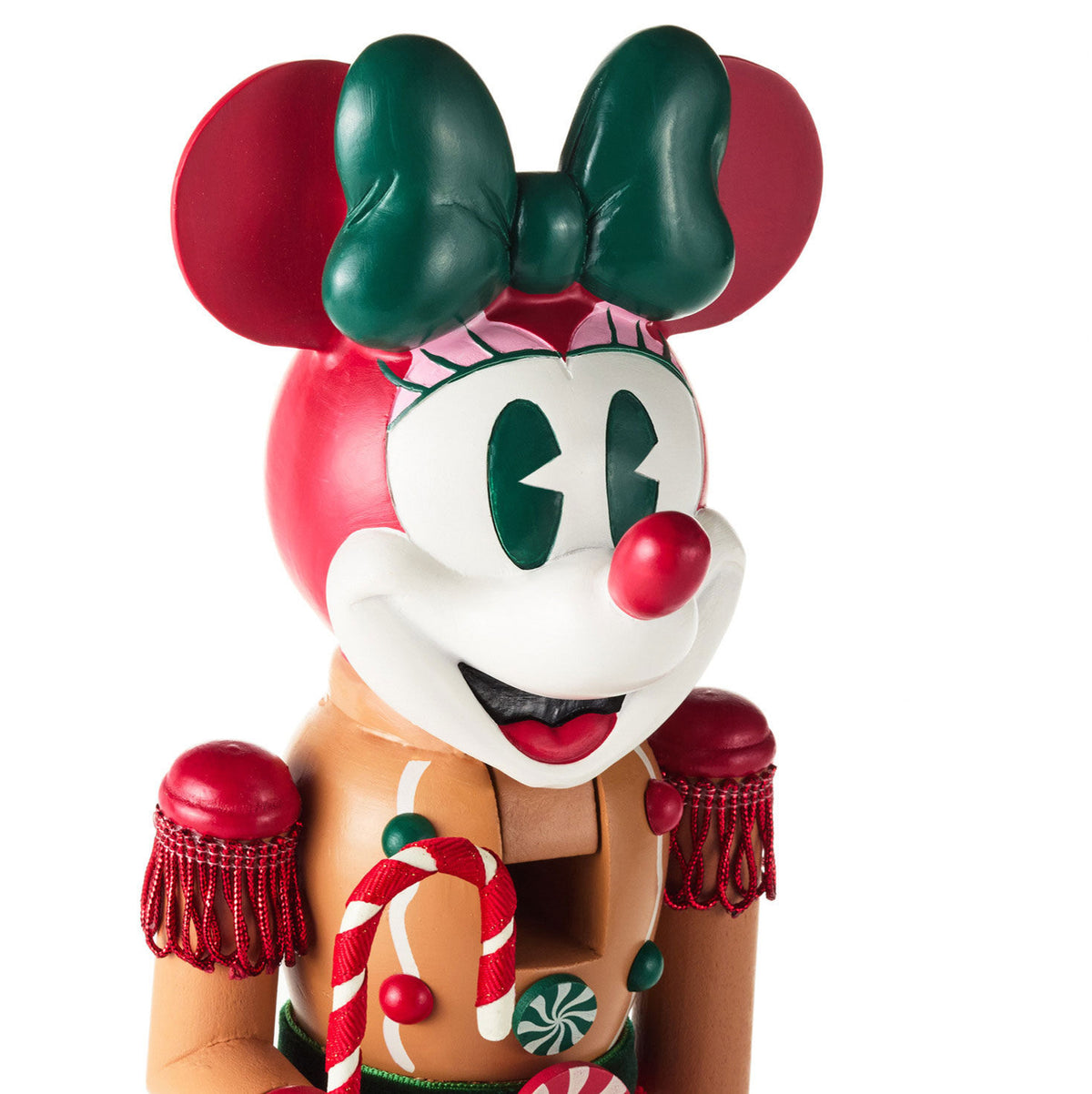 Disney Minnie Mouse Gingerbread Nutcracker Figurine, 12.2"