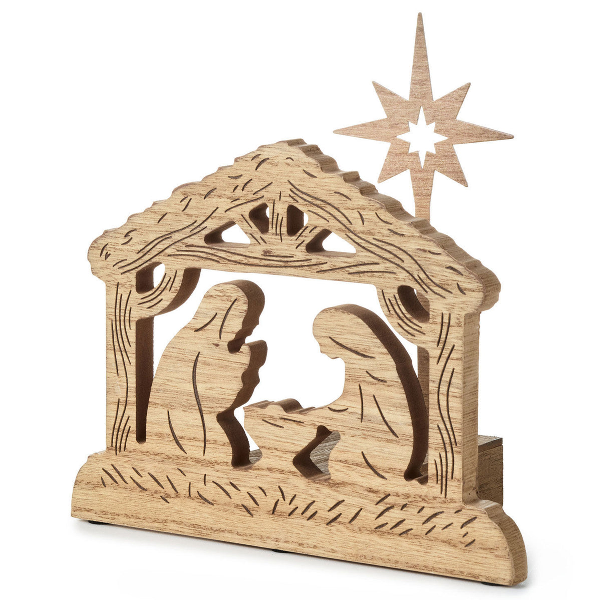 Nativity Shadowcaster Tabletop Decoration With Light