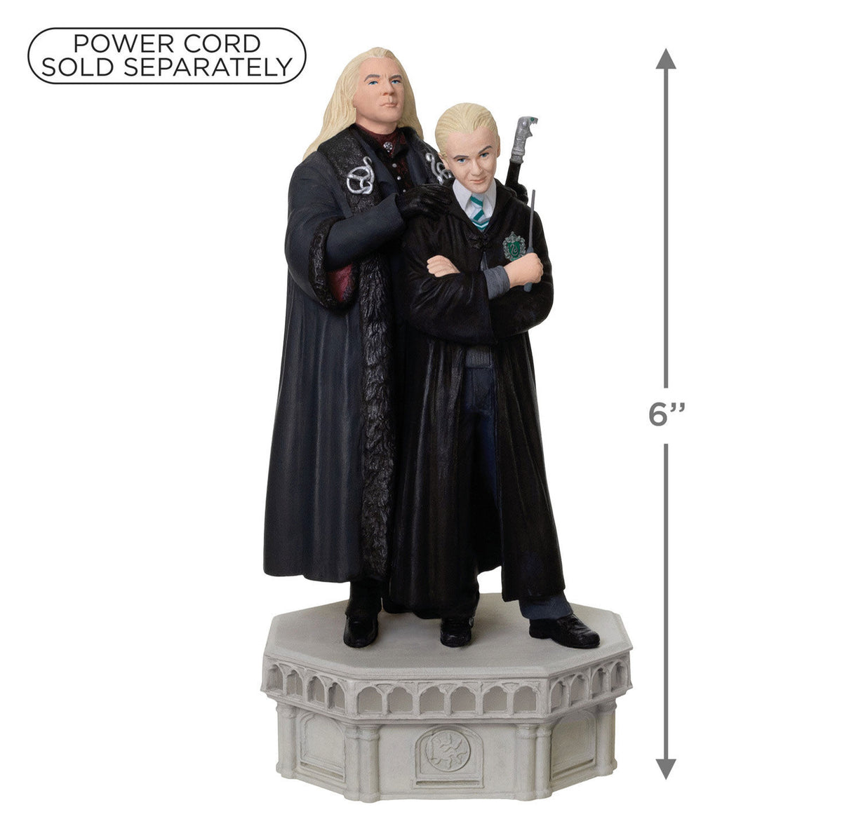 Harry Potter and the Chamber of Secrets™ Collection Lucius and Draco Malfoy™ Ornament With Light and Sound