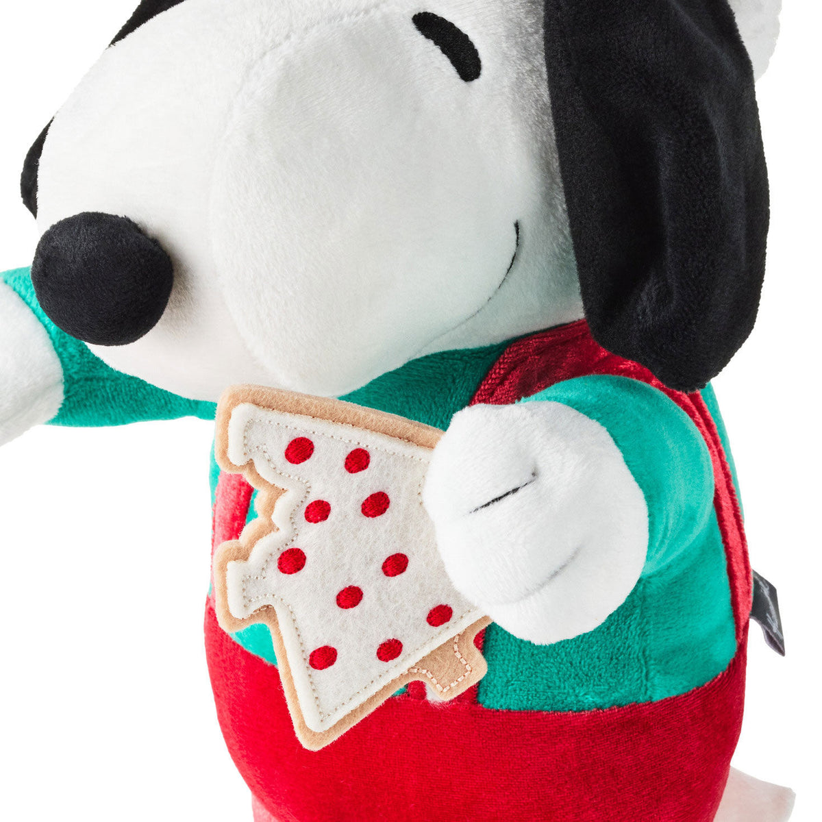 Peanuts® Santa Snoopy With Cookie Plush With Sound and Motion, 12"