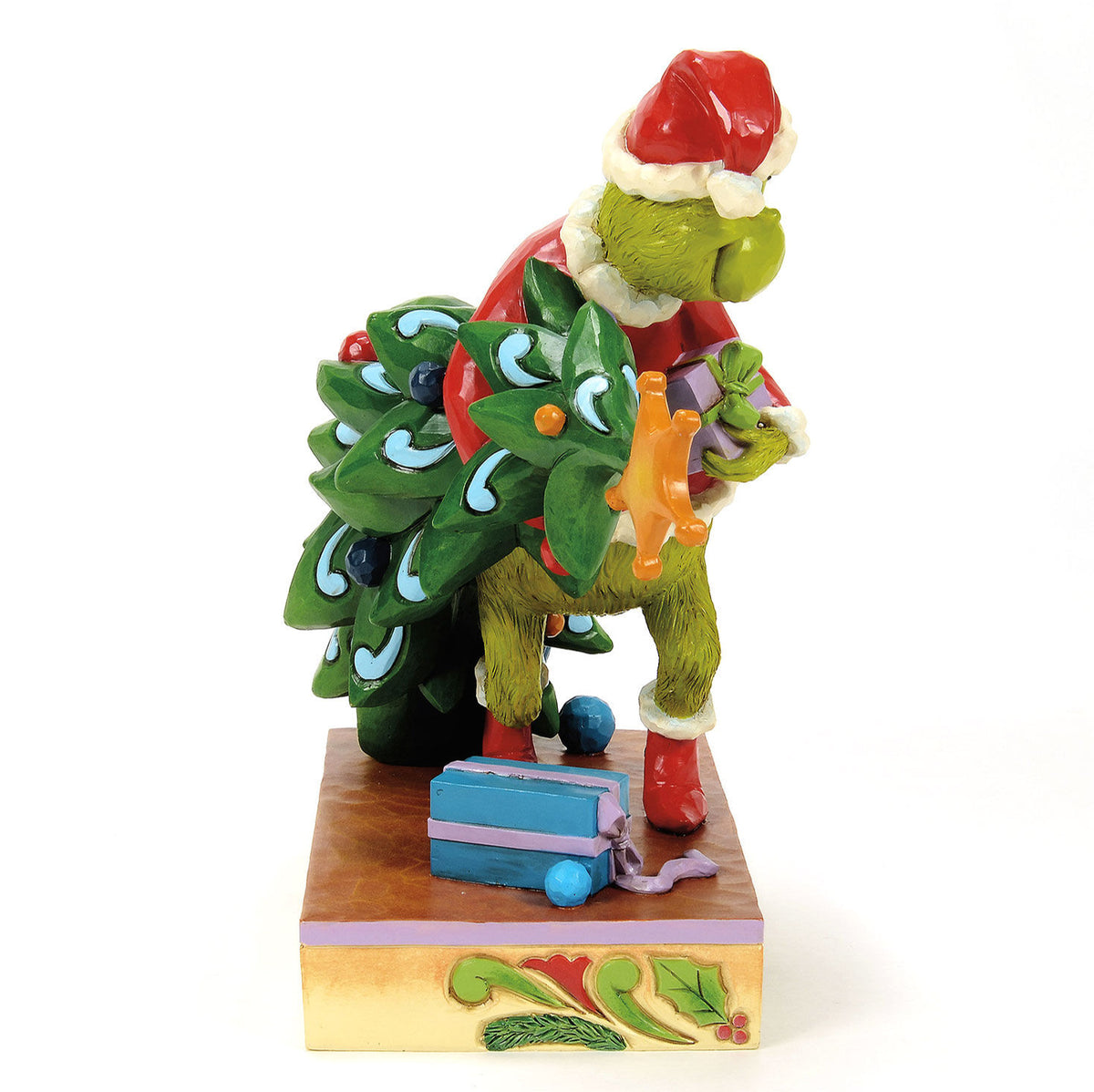 Jim Shore Grinch Stealing Christmas Tree, 7.4"
