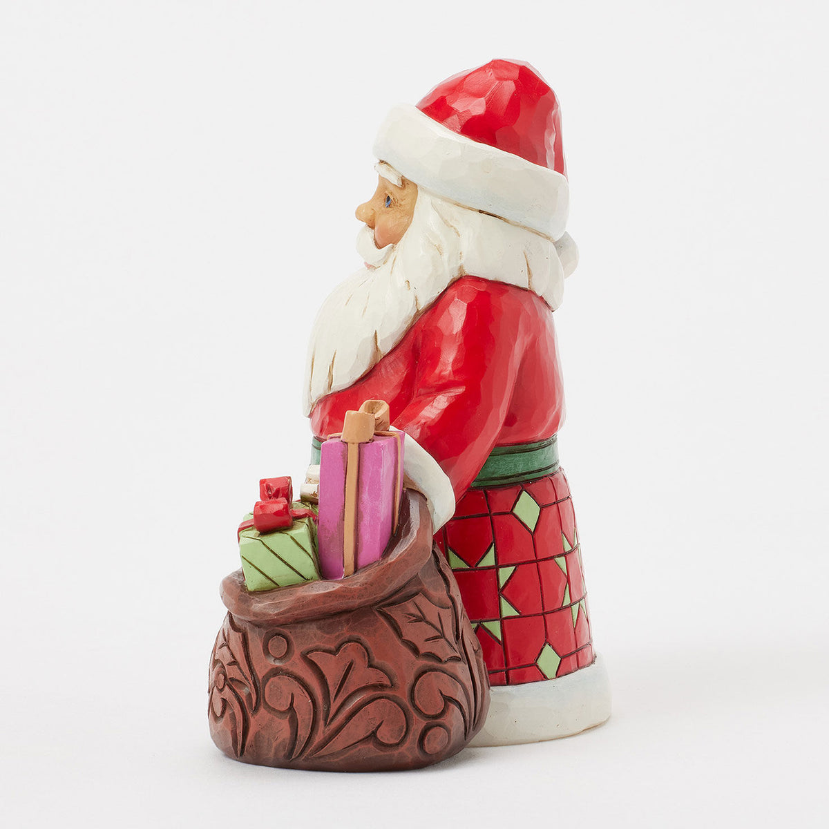 Jim Shore Heartwood Creek Santa With Bag of Toys Figurine, 4.88"