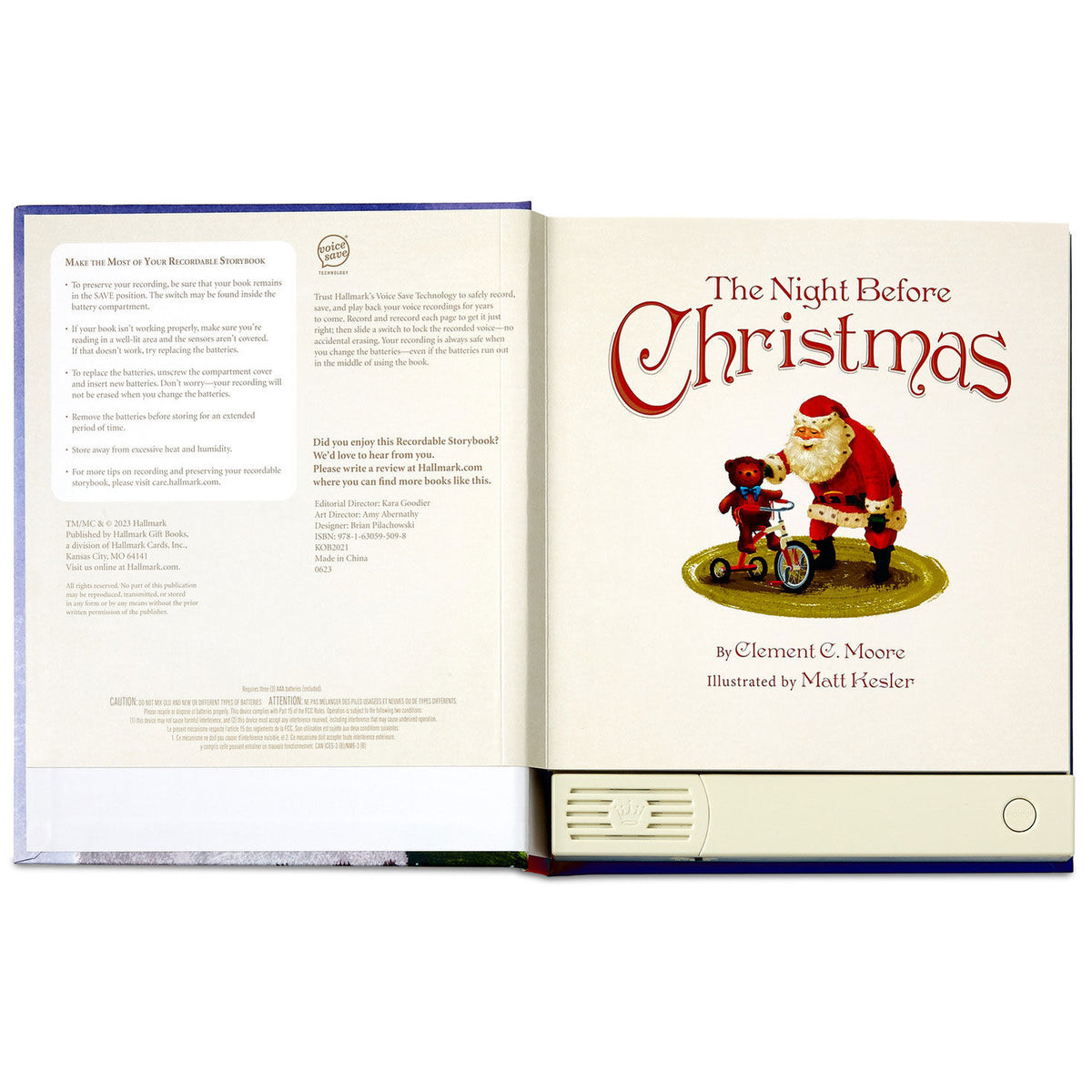 The Night Before Christmas Recordable Storybook With Music